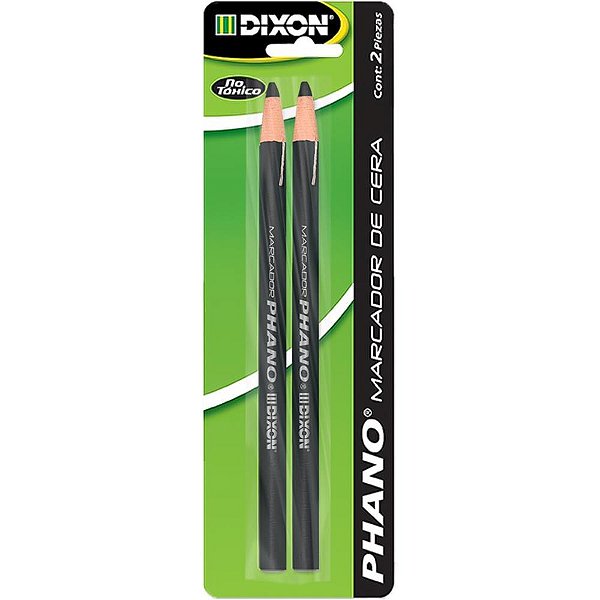 Lapis dermatografico phano lapis de cera preto - canson (bl.c/02)