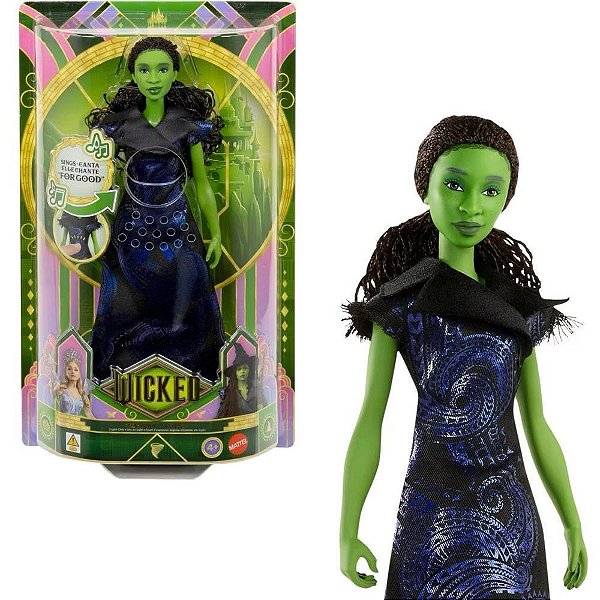Barbie collector wicked 2 boneca elphaba - mattel (unidade)