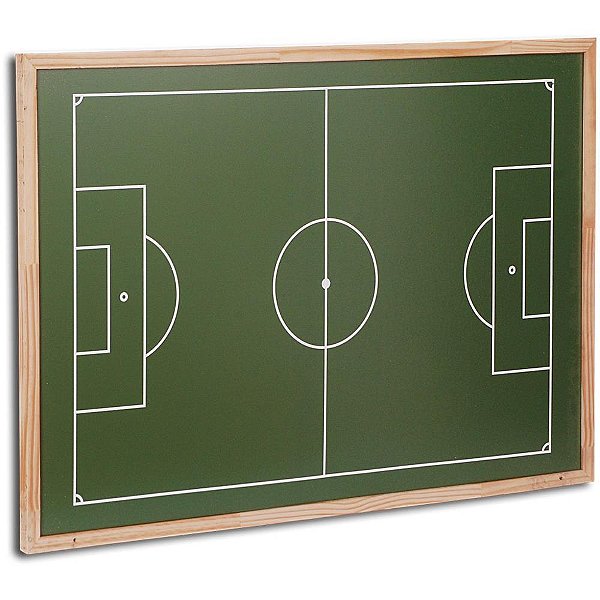 Futebol de botao campo futebol madeira 90x60cm - cortiarte (unidade)