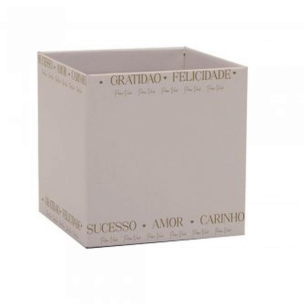 Cachepot paper decorado pote 15 essencia nude qd 15x15 - xingo embalagens (pct.c/10)
