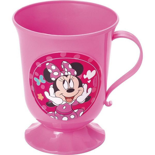 Xicara minnie nuance 250ml rosa - plasutil (unidade)