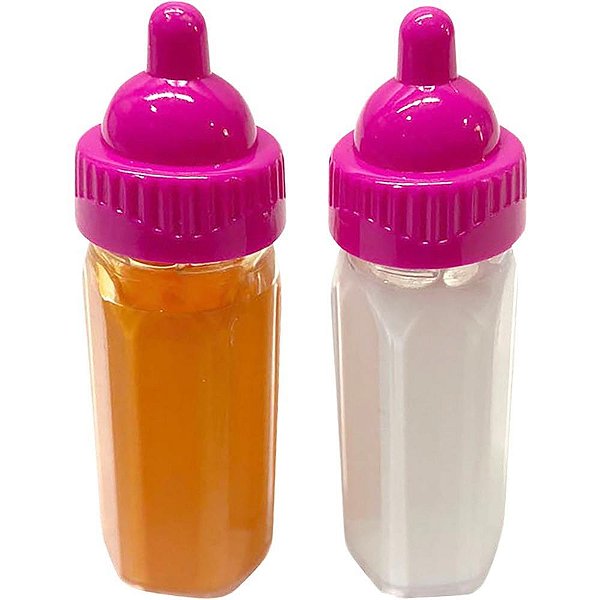 Brincando de casinha mamadeira magica leite e suco - wellmix (blister)