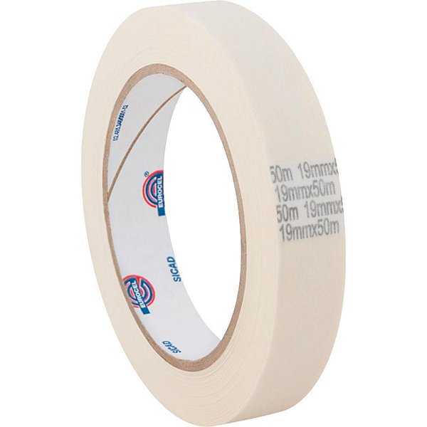 Fita crepe hospitalar 19mmx50m - eurocel (unidade)