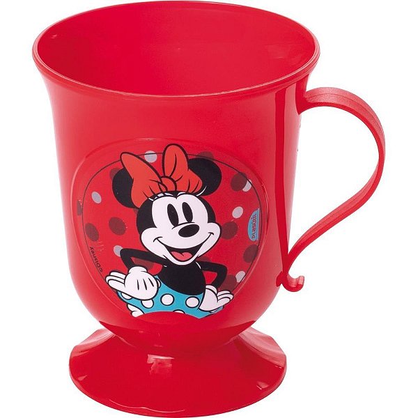 Xicara minnie nuance 250ml vermelha - plasutil (unidade)