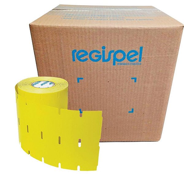 Etiqueta para marcacao gondola 105x30mm 3gaps 45m am - regispel (rolo)