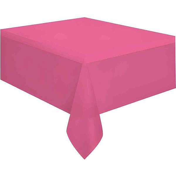 Toalha plastica 78x78cm pink - xingo embalagens (pct.c/10)