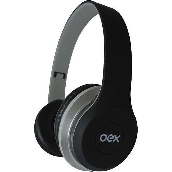 Fone de ouvido headset+fone hf100 c/mic preto - newex (unidade)