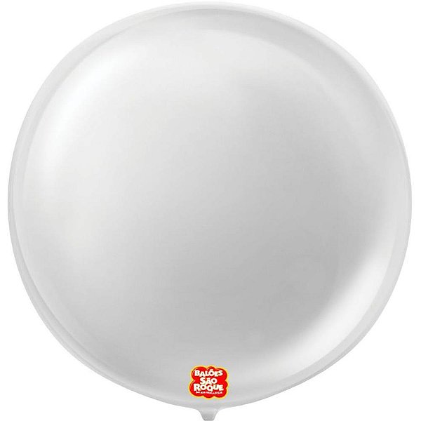 Balao bubble transparente 61cm - sao roque (unidade)