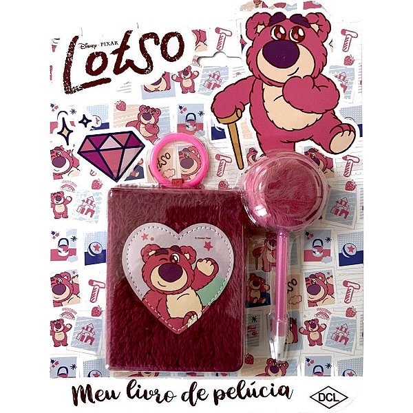 Livro brinquedo ilustrado lotso livro de pelucia - dcl (unidade)