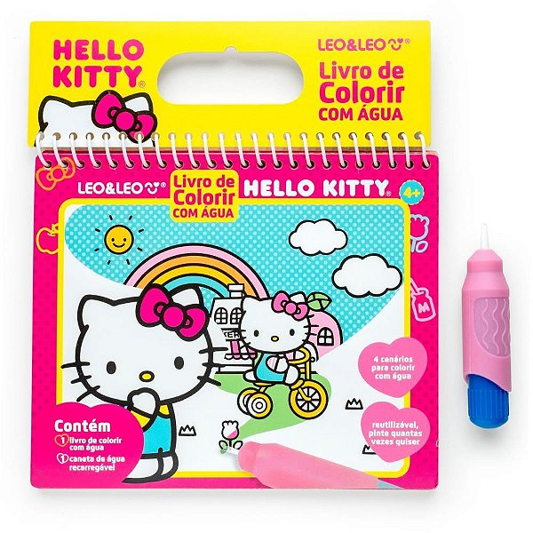 Livro aquabook hello kitty 4pag. - leonora (unidade)