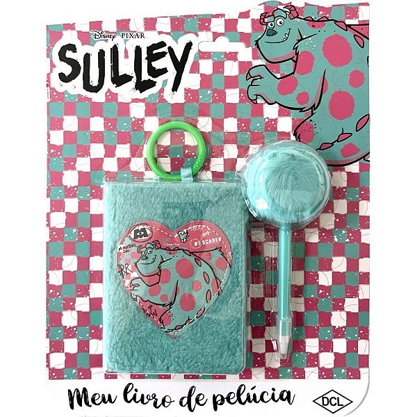 Livro brinquedo ilustrado sulley livro de pelucia - dcl (unidade)
