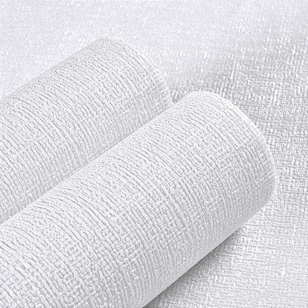 Revestimento de parede adesivo off white 50cmx2,8m - contact (rolo)