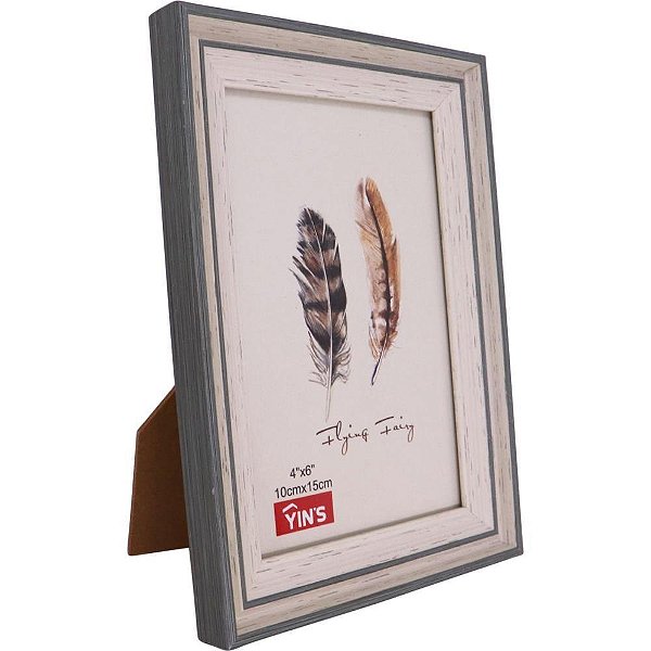 Porta retrato leblon mdf/vidro/plas 10x15c(s - tt brasil (unidade)