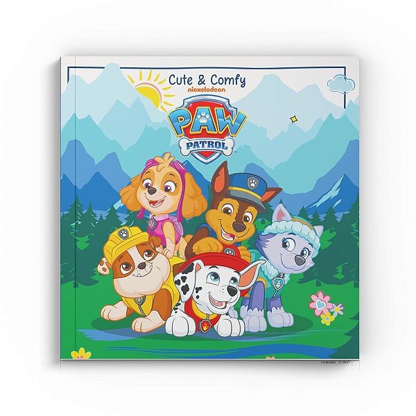 Livro infantil colorir cute e comfy patrulha canina - online editora (unidade)