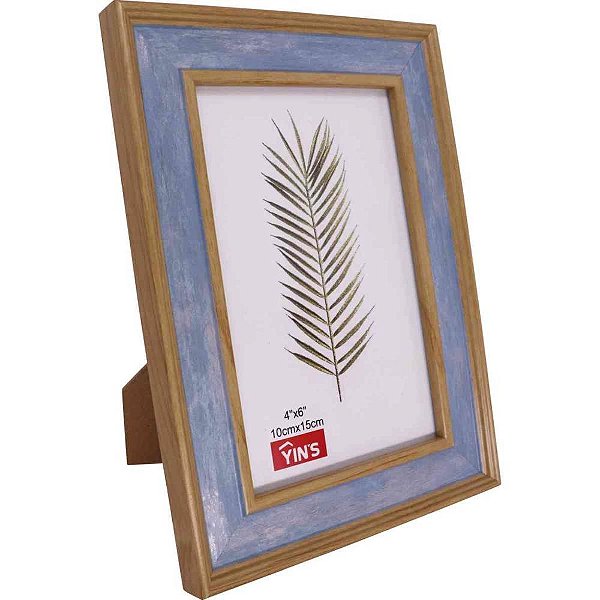 Porta retrato algarve mdf/vidr/plas 10x15c(s - tt brasil (unidade)