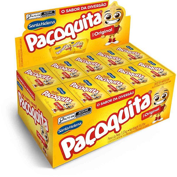 Doce pacoquita quad.embalada 1kg - santa helena (dp.c/50)