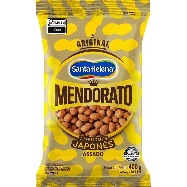 Amendoim mendorato 400g - santa helena (unidade)