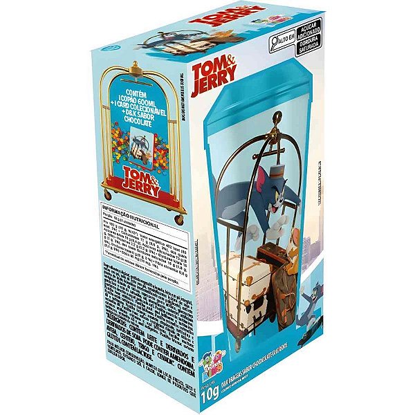 Doce copao tom e jerry c/surp 600ml - divino kids (unidade)