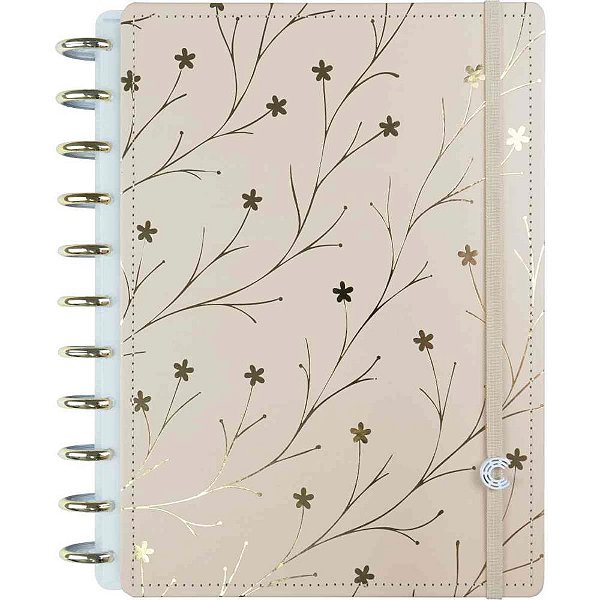 Caderno inteligente grande miss floral 10mat. 140fls 90g - caderno inteligente (unidade)