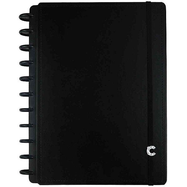 Caderno inteligente grande black 10 materias 140fls 90g - caderno inteligente (unidade)