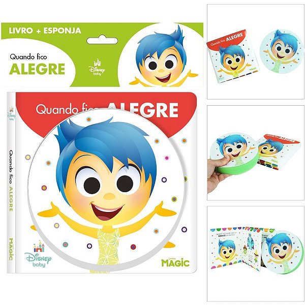 Livro para banho divertidamente c/esponja 14x14 - magic kids (unidade)