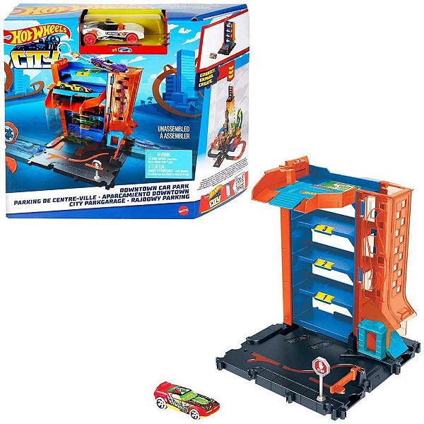 Hot wheels pista city downtown cj de pistas (sortido) - mattel (unidade)
