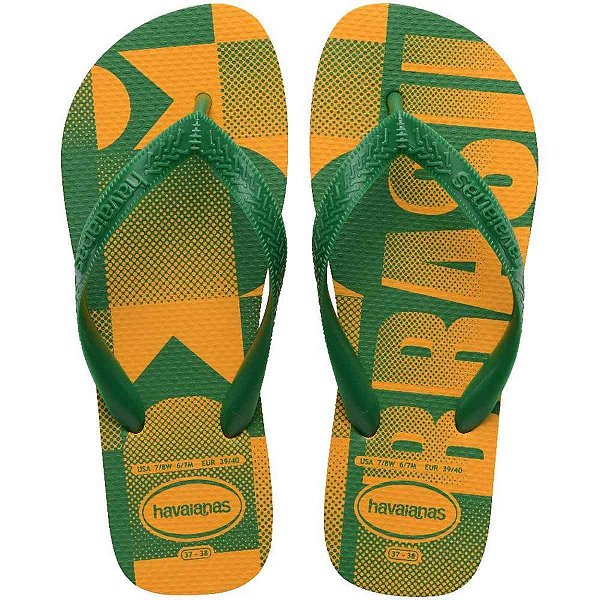 Chinelo havaianas unissex brasil 29/0 estampado - havaianas (par)