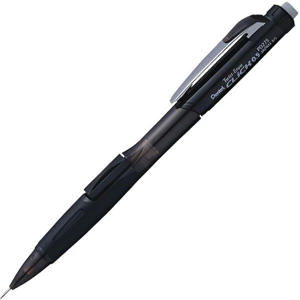 Lapiseira 0.5mm twist erase click preta - pentel (cx.c/12)