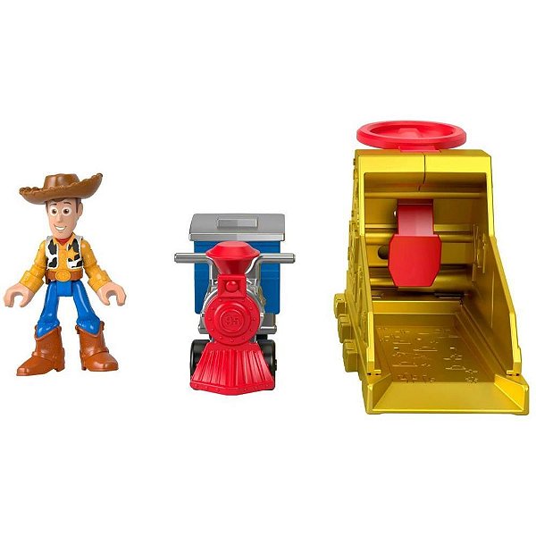 Imaginext toy story lancador person.(sortido) - mattel (unidade)