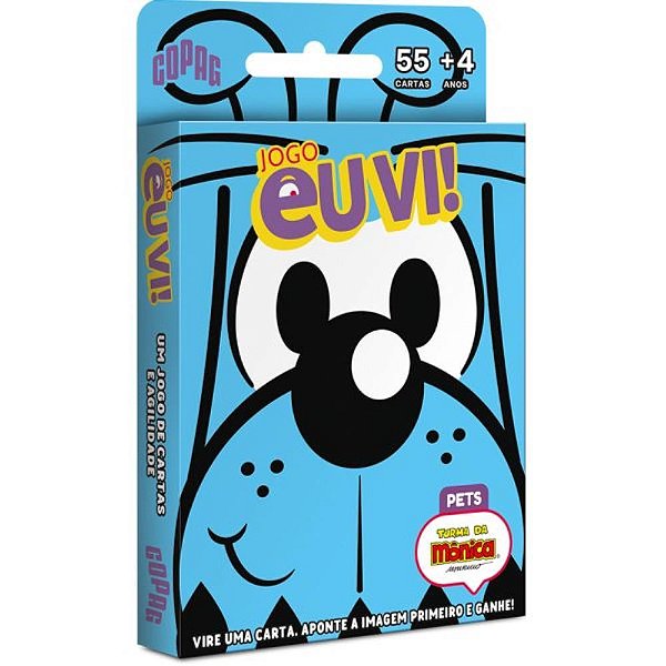 Jogo de cartas eu vi! turma da monica - copag (unidade)