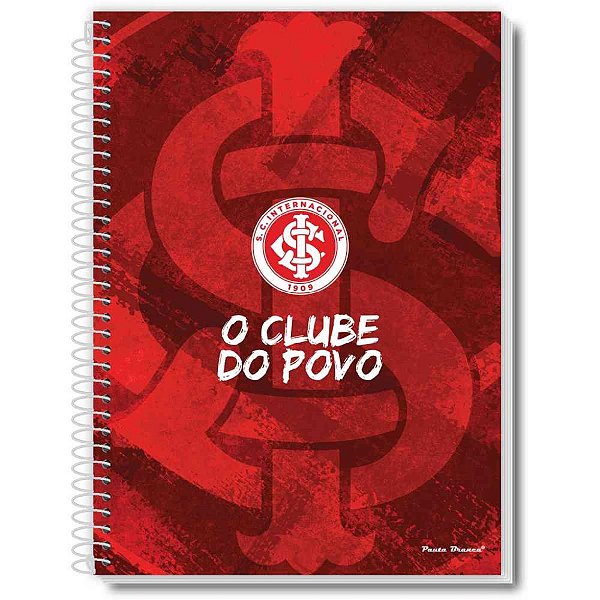 Caderno espiral 1/4 capa dura internacional 80fls - pauta branca (pct.c/05)