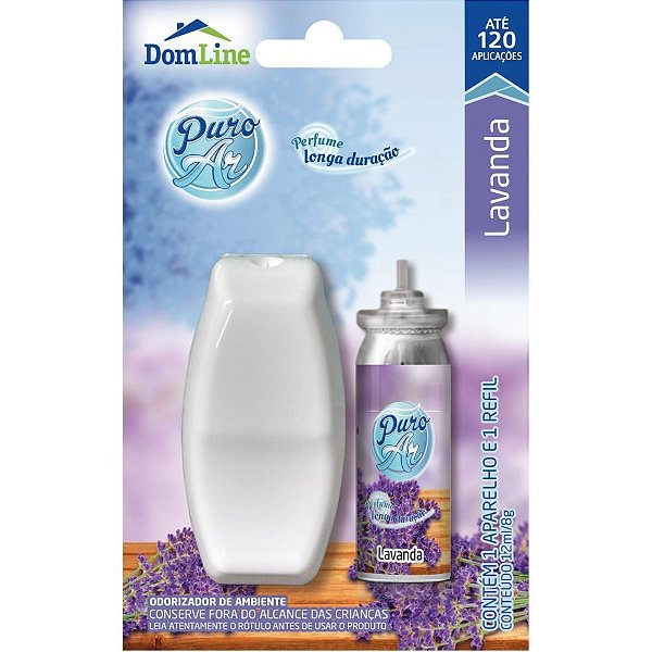 Odorizador de ambiente puro ar12ml ref+apar. lavanda - baston (blister)