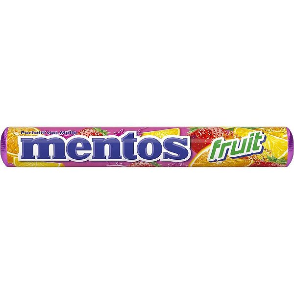 Bala mentos stick frutas 37,5g - perfetti van melle (dp.c/16)