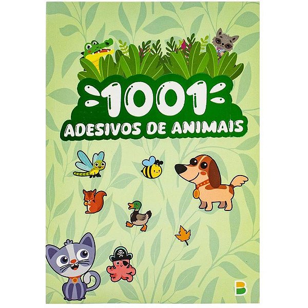 Livro com adesivos 1001 ades.animais 14x20 40pg - todolivro (unidade)