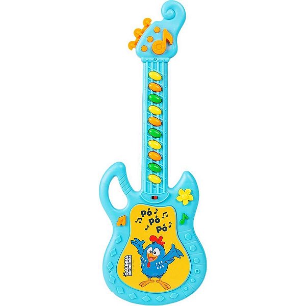 Instrumento musical galinha pintadinha guitarra el - yes toys (unidade)