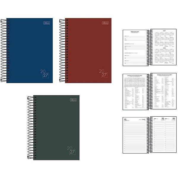 Agenda 2027 spice cores esp 160f 140x200mm - tilibra (pct.c/05)