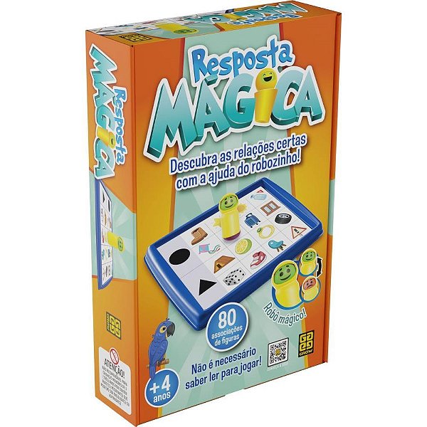 Jogo educativo resposta magica - grow (unidade)