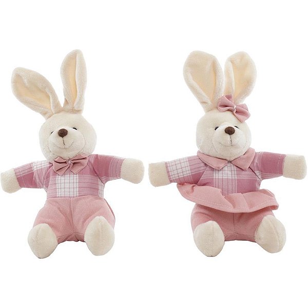 Coelho de pascoa coelho dec sentado rs 11cm (sortido) - cromus (unidade)