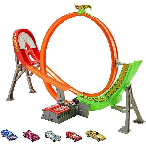 Hot wheels pista action pista de máxima potencia - mattel (unidade)