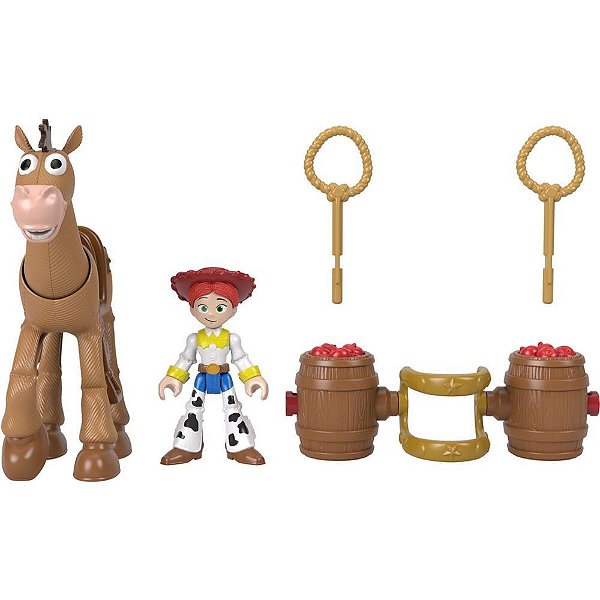 Imaginext toy story jesse e bala no alvo - mattel (unidade)