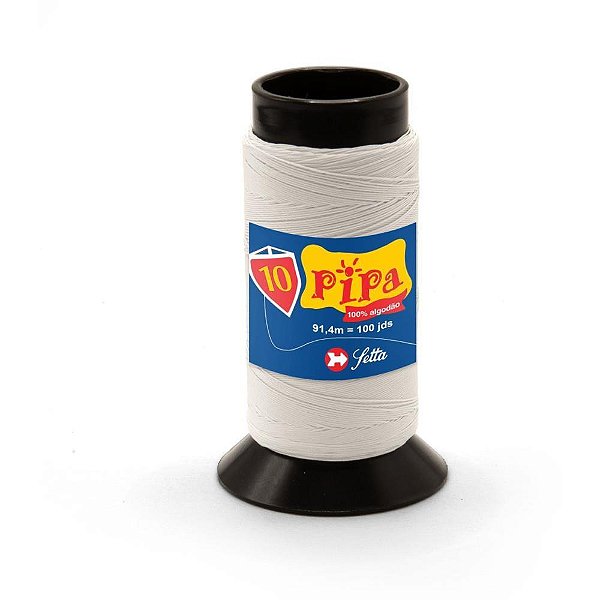 Linha para pipa n.10 c/91,4m. 100 jardas - setta (pct.c/12)