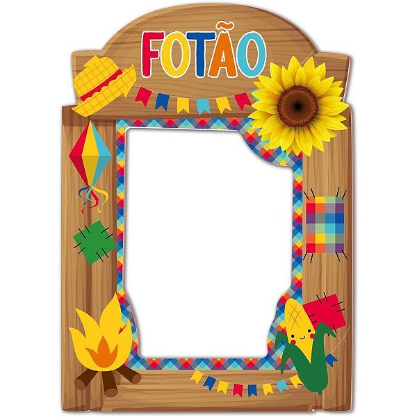 Festa junina painel decorativo retrato - festcolor (unidade)