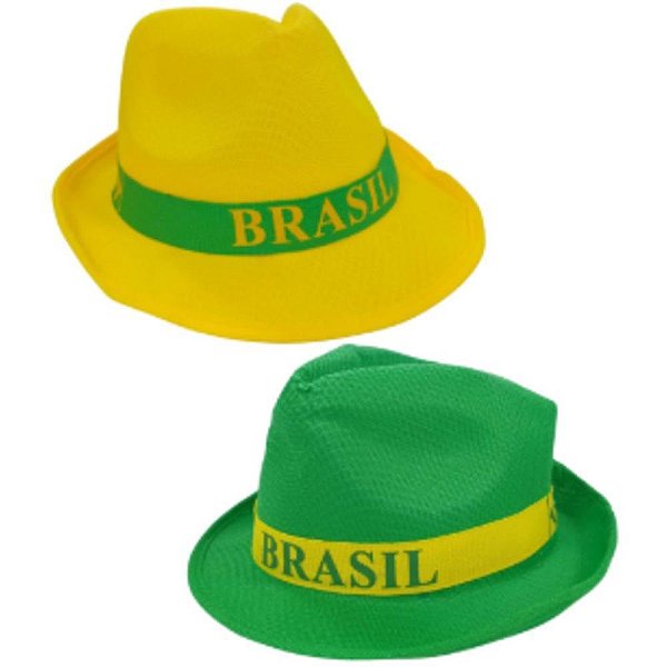 Copa do mundo chapeu malandrinho brasil (sortido) - nyr festas (pct.c/06)