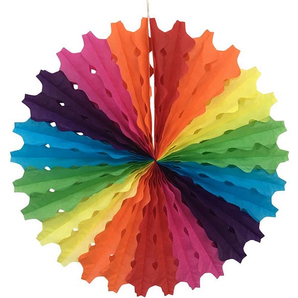 Festa junina decoracao leque 40cm - art lille (unidade)