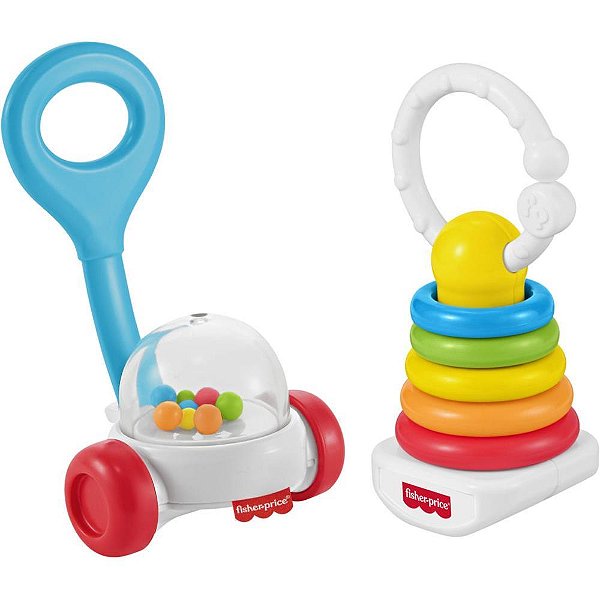 Fisher-price newborn toys cocalhos divertidos 2-pack - mattel (unidade)