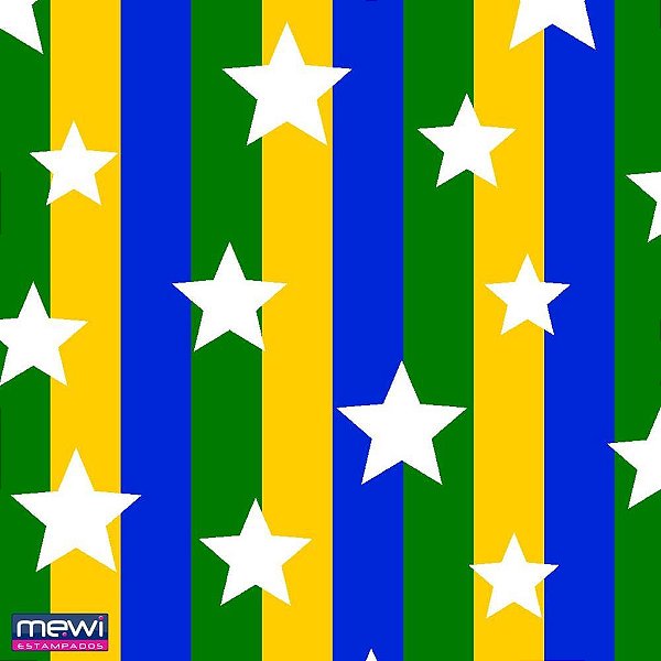Copa do mundo tnt 1,40m brasil estrelas - mewi (rl-10mts)