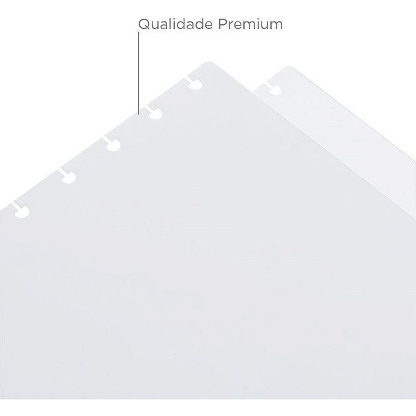 Caderno inteligente divisorias grande clean c/04 unid. - caderno inteligente (pacote)