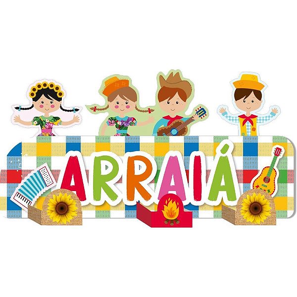 Festa junina enfeite especial de mesa - festcolor (unidade)