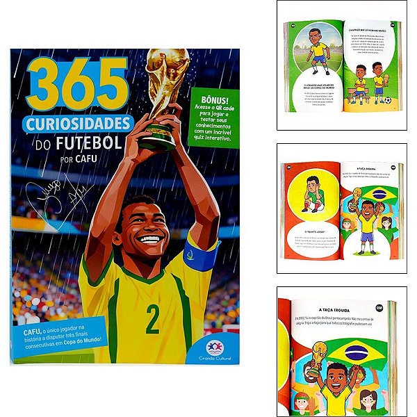 Copa do mundo livro 365 curiosidades futebol - magic kids (unidade)
