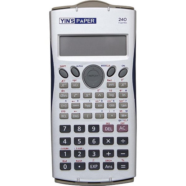 Calculadora cientifica 240 funcoes 10+2 digitos - yins (unidade)